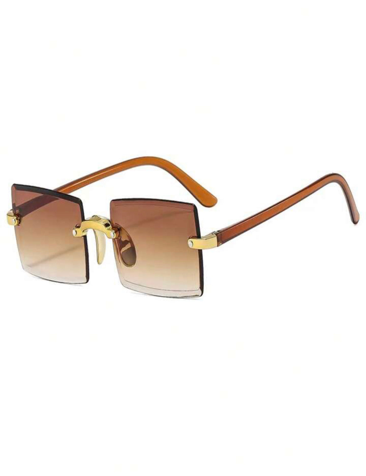 Cartier inspired frameless fashion glasses