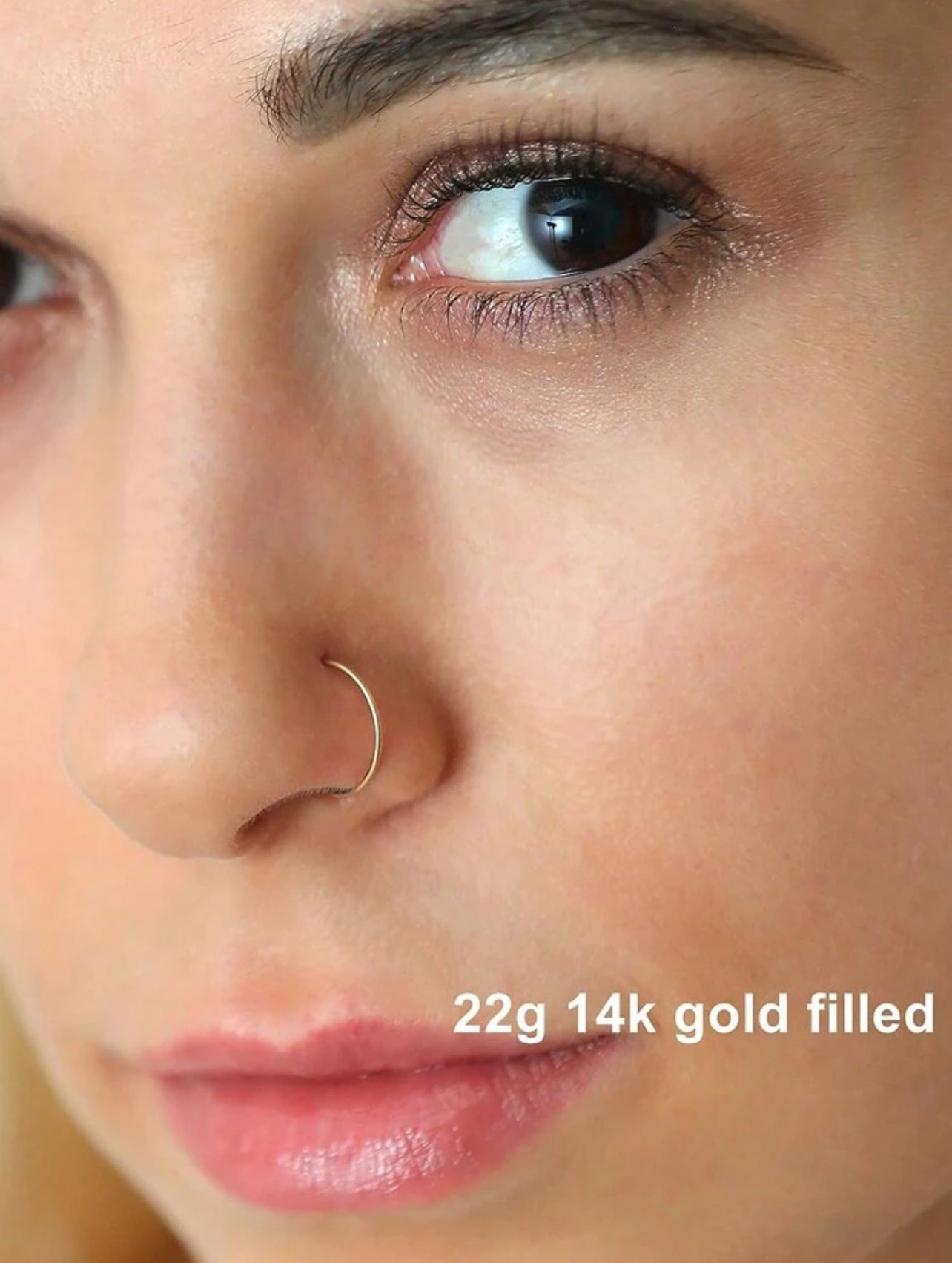 Nose rings 14k plate