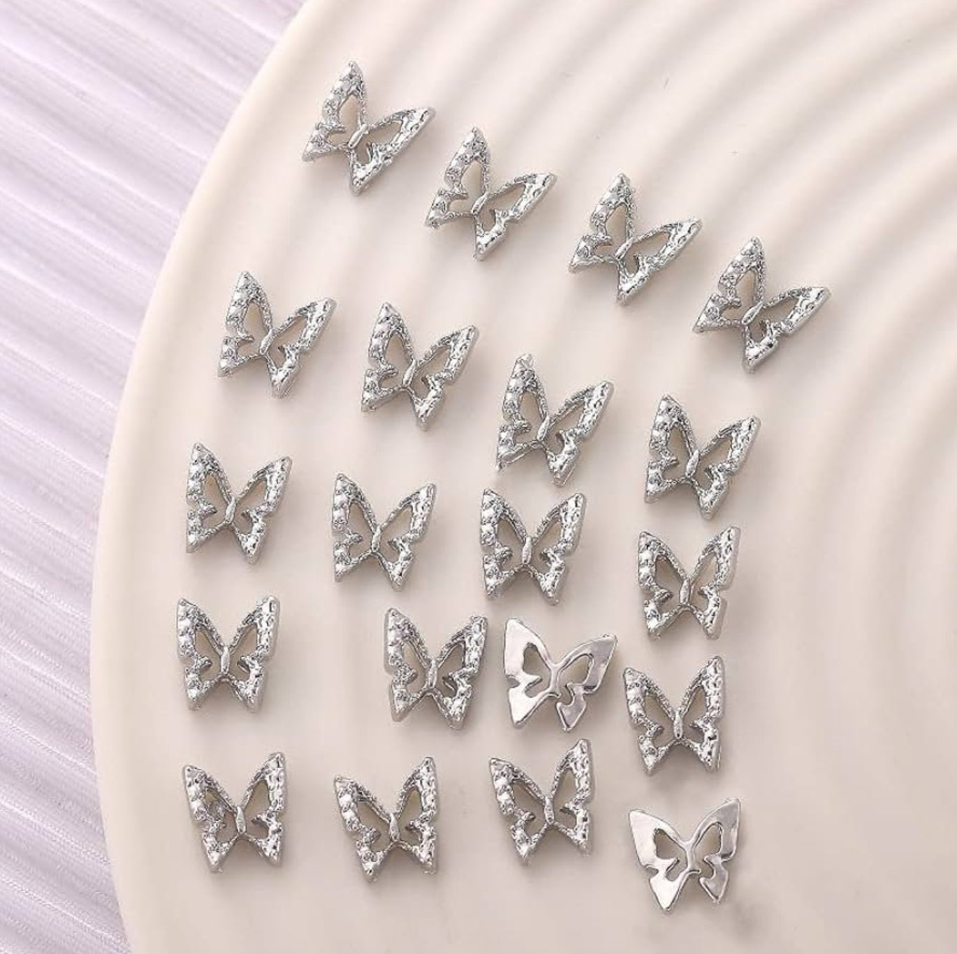 butterfly nail charm