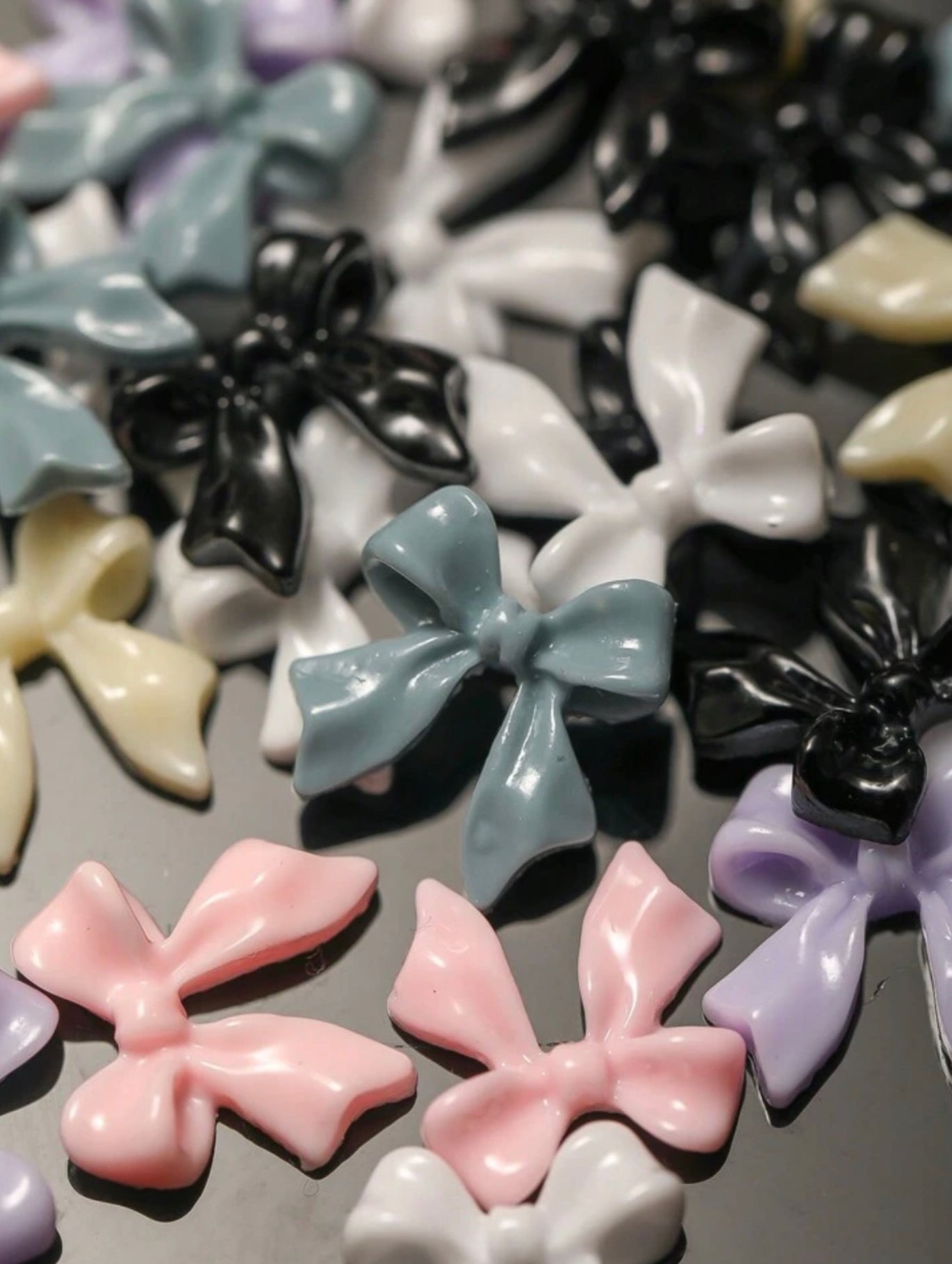 Bow nail Charms