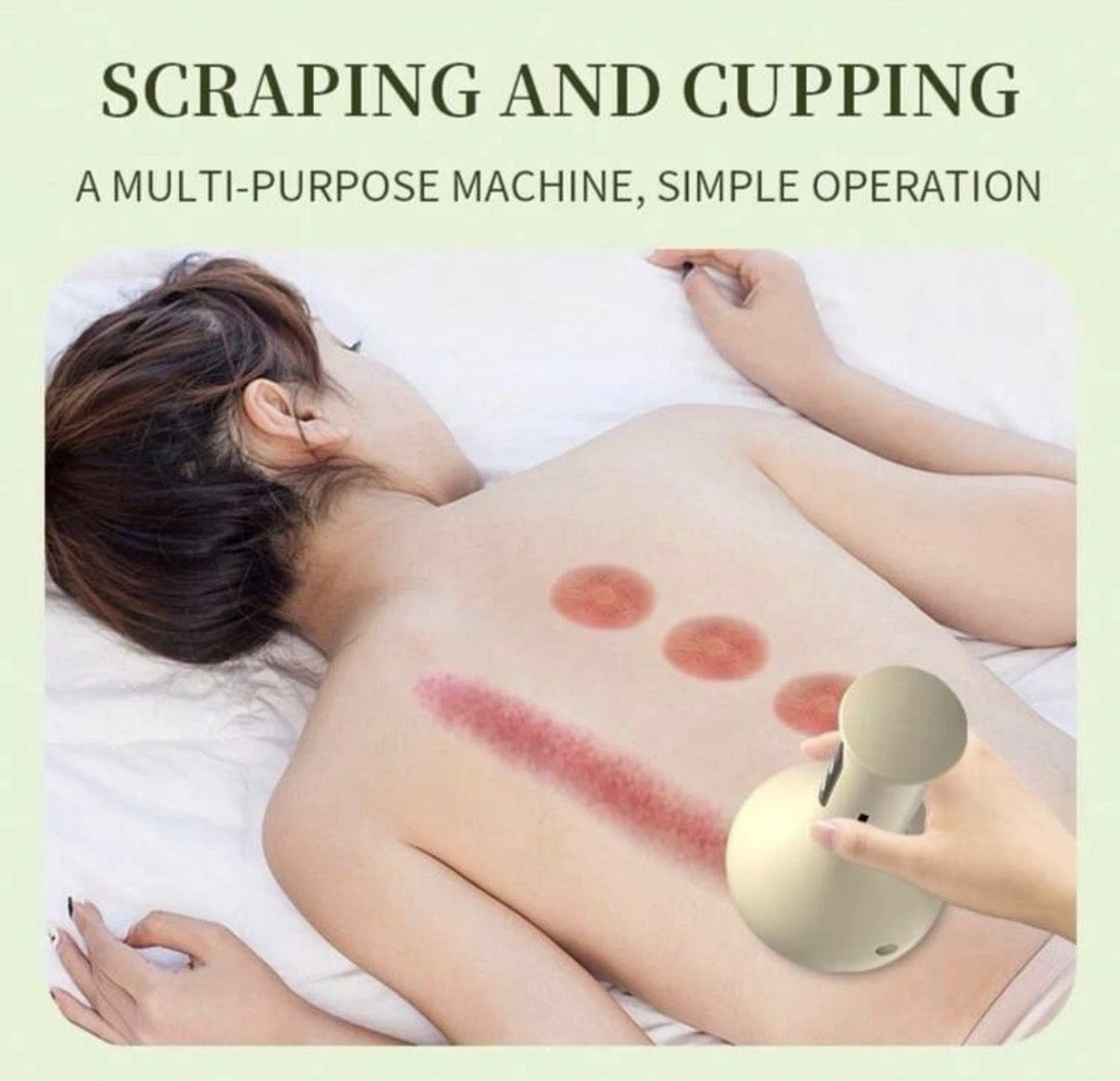 Electric Cupping Massage Machine | USB
Rechargeable Heated Cupping Therapy
Device with 9 Heat Levels