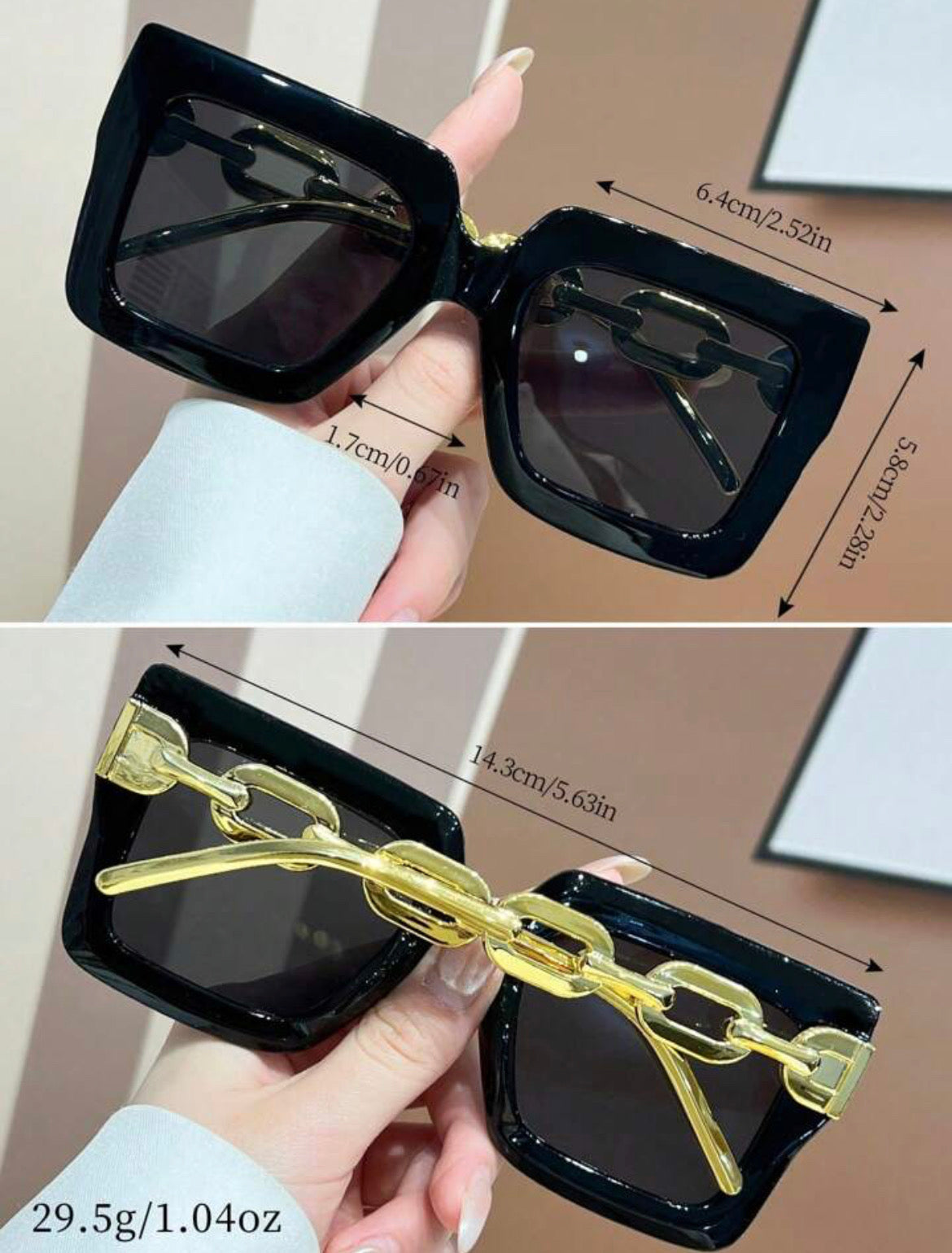 Women’s chunky fashion glasses