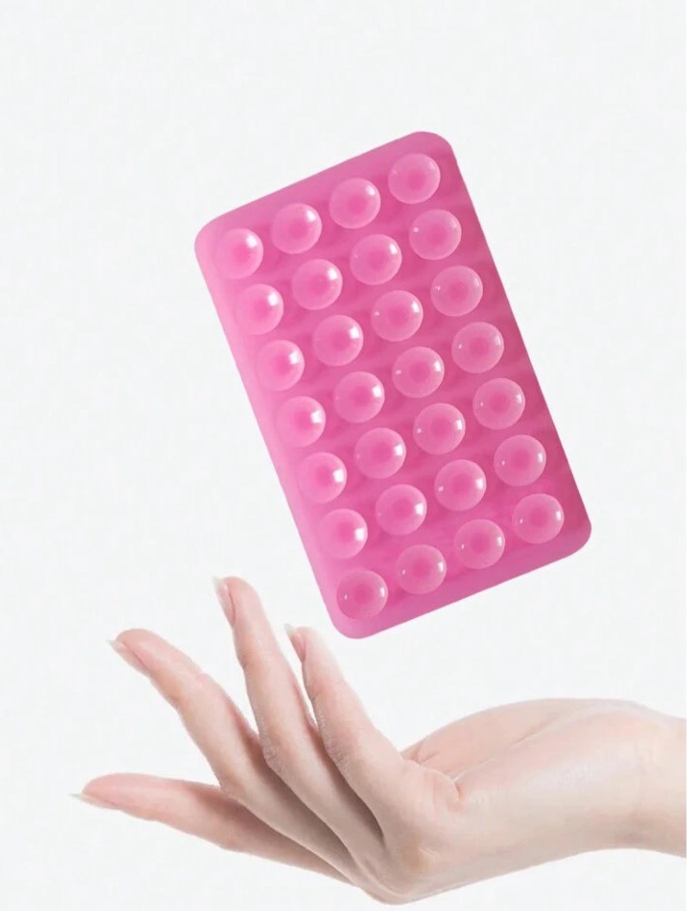 Silicone suction cup phone holder