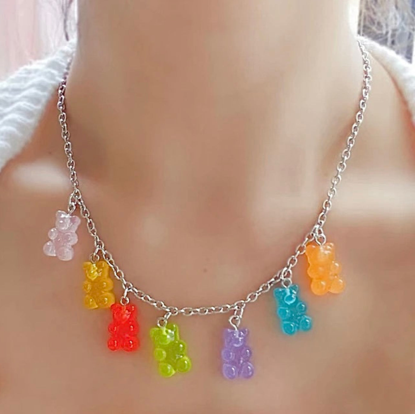 10 pairs bear earrings set
