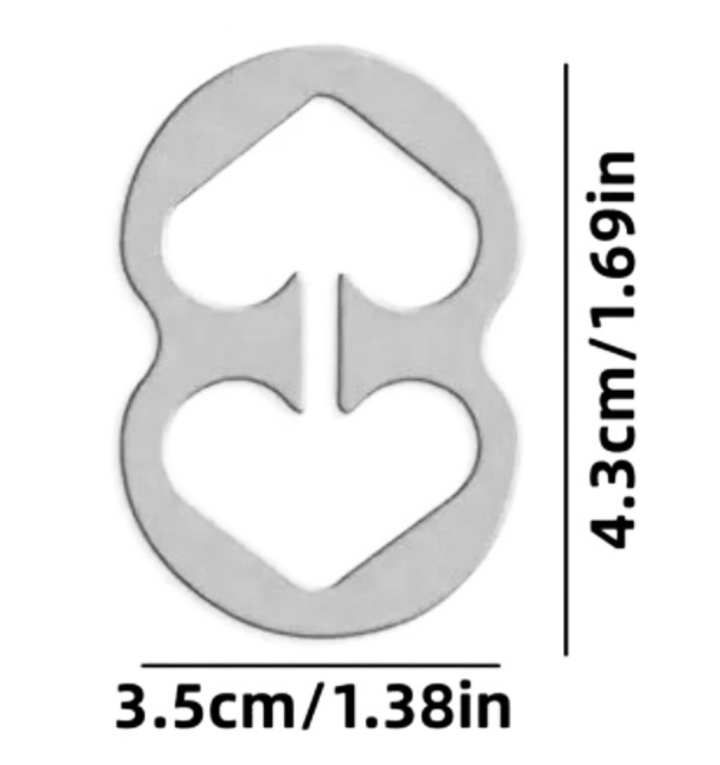 4 pcs bra strap clips