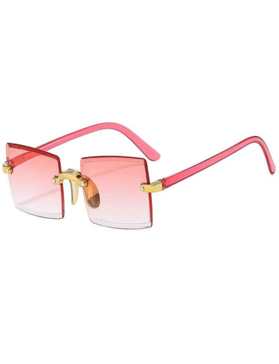 Cartier inspired frameless fashion glasses