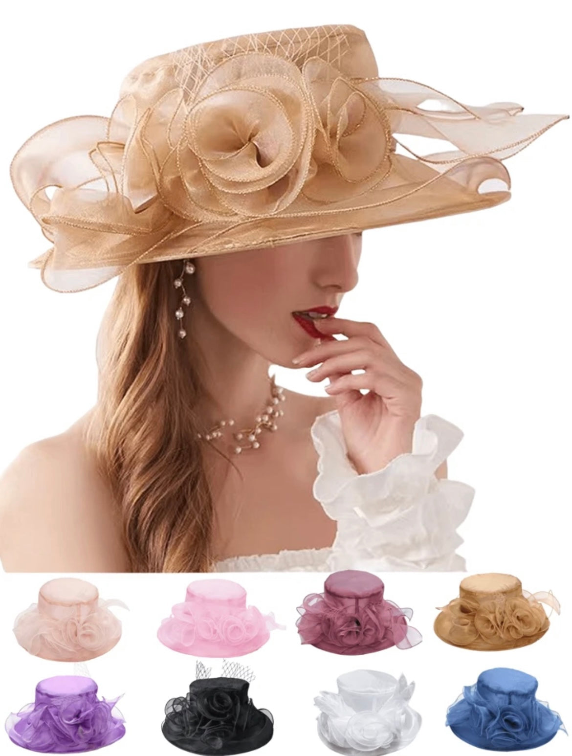 Elegant Kentucky Derby Hat