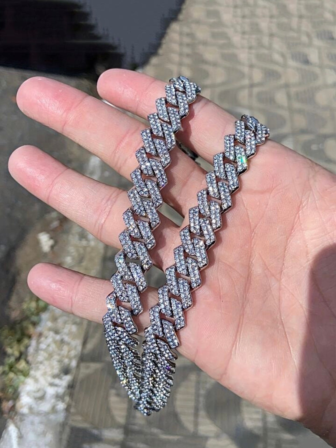 Men’s iced out Cuban chain