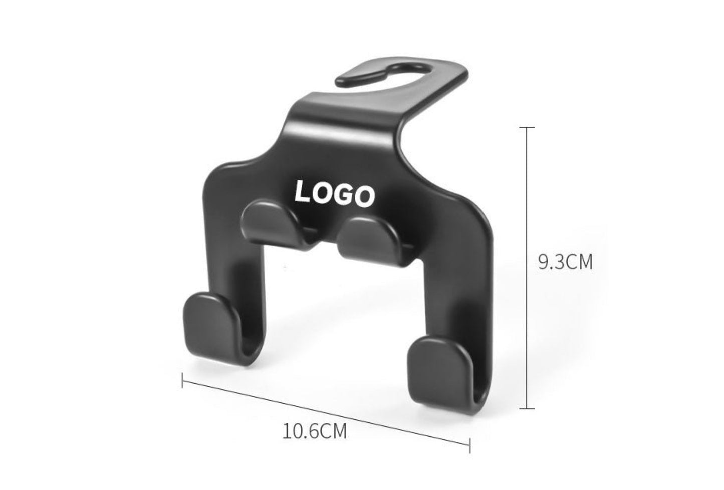 Car Front And Rear Seat Double Hook Bracket Hook