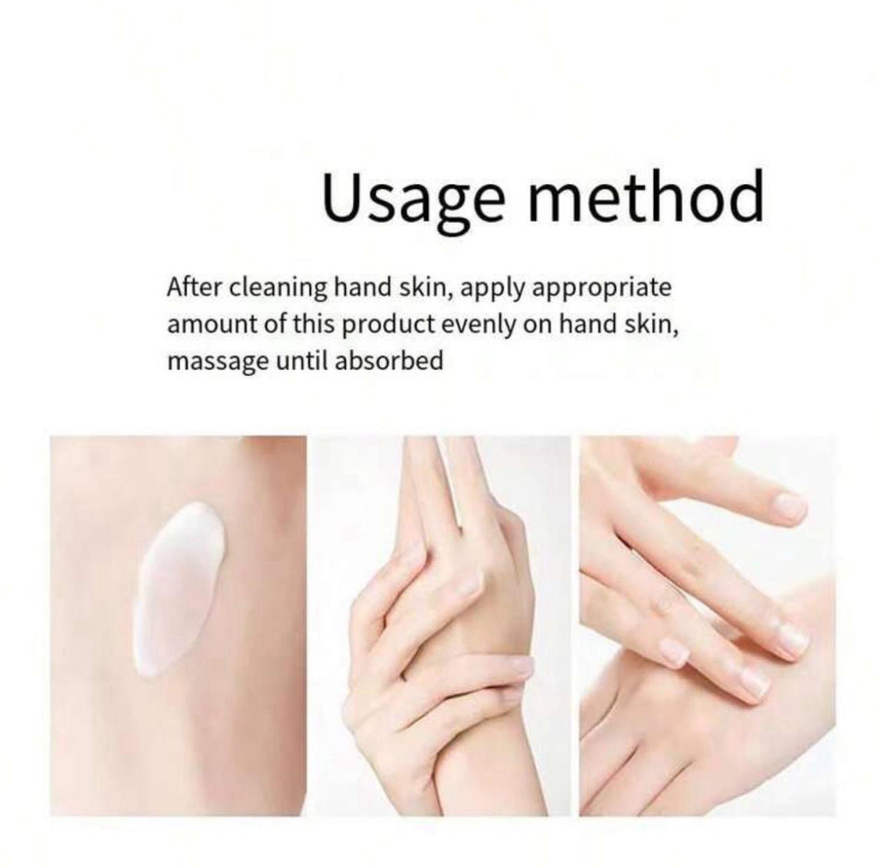 Moisturizing anti aging hand cream