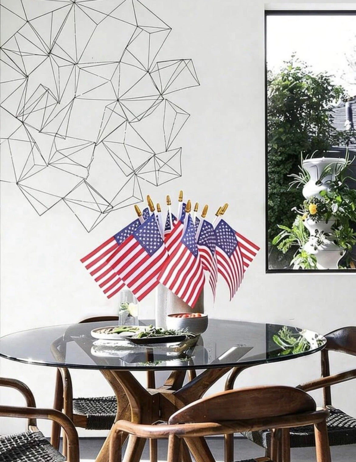 American Flag Handheld Mini Flag | USA Patriotic Party & Parade Decorations