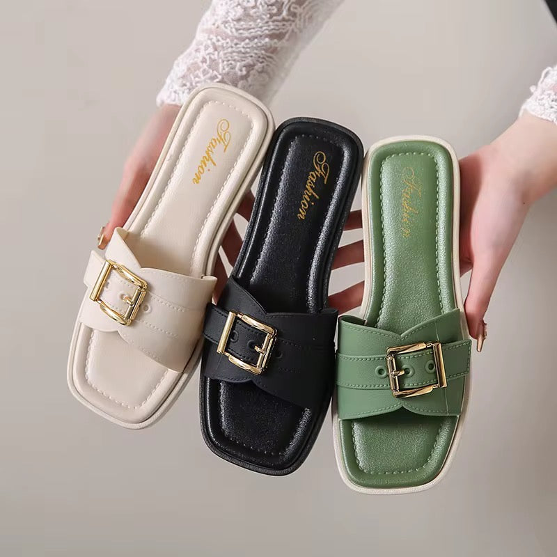 Women’s leather summer sandal