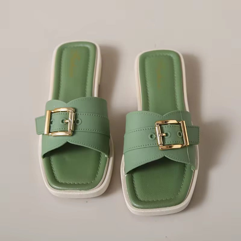 Women’s leather summer sandal