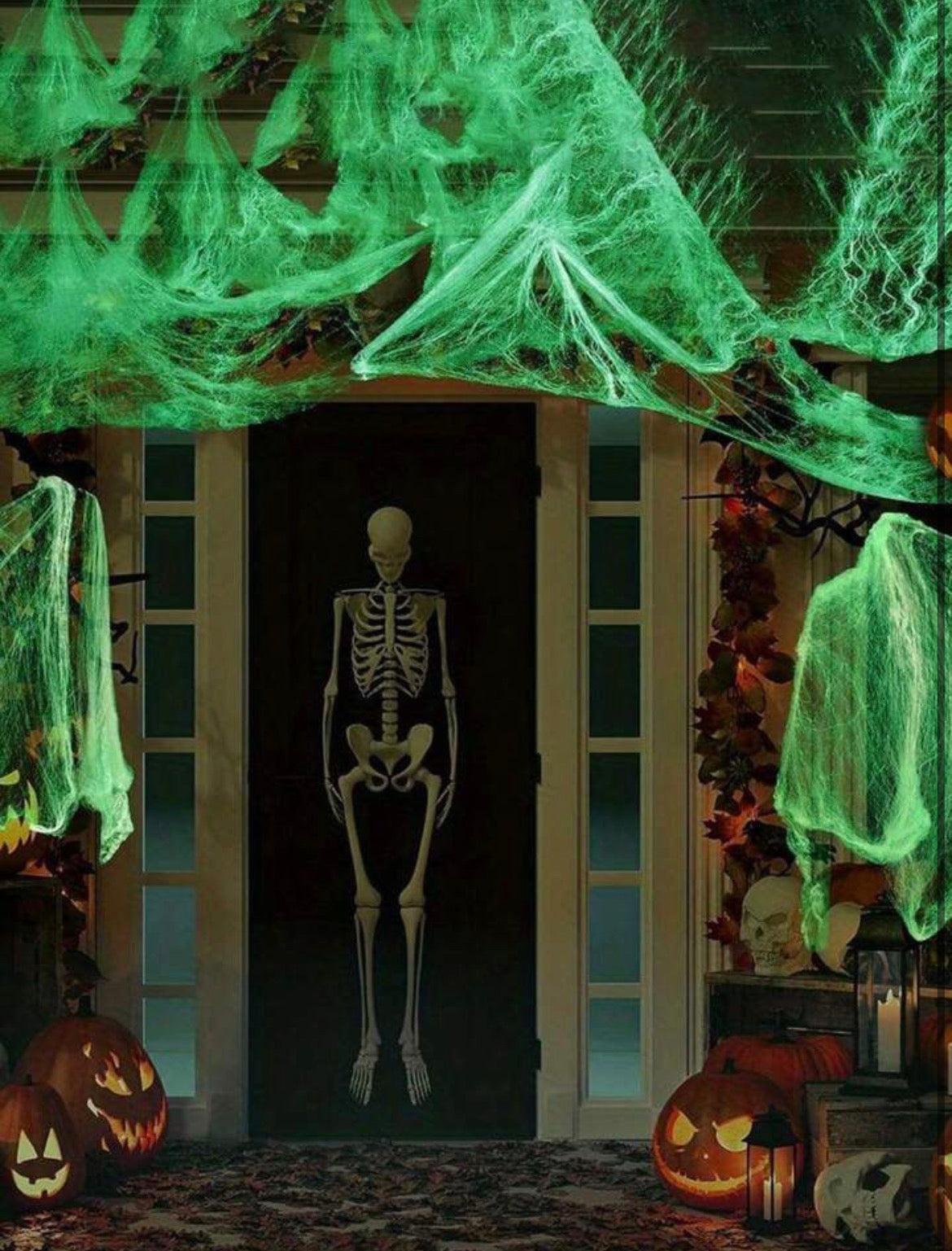 Glow In The Dark Spider Web