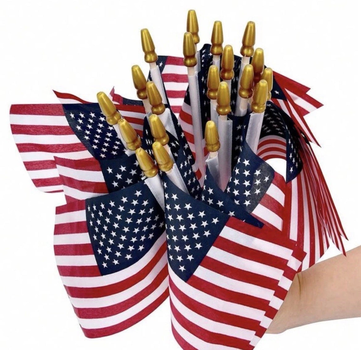 American Flag Handheld Mini Flag | USA Patriotic Party & Parade Decorations