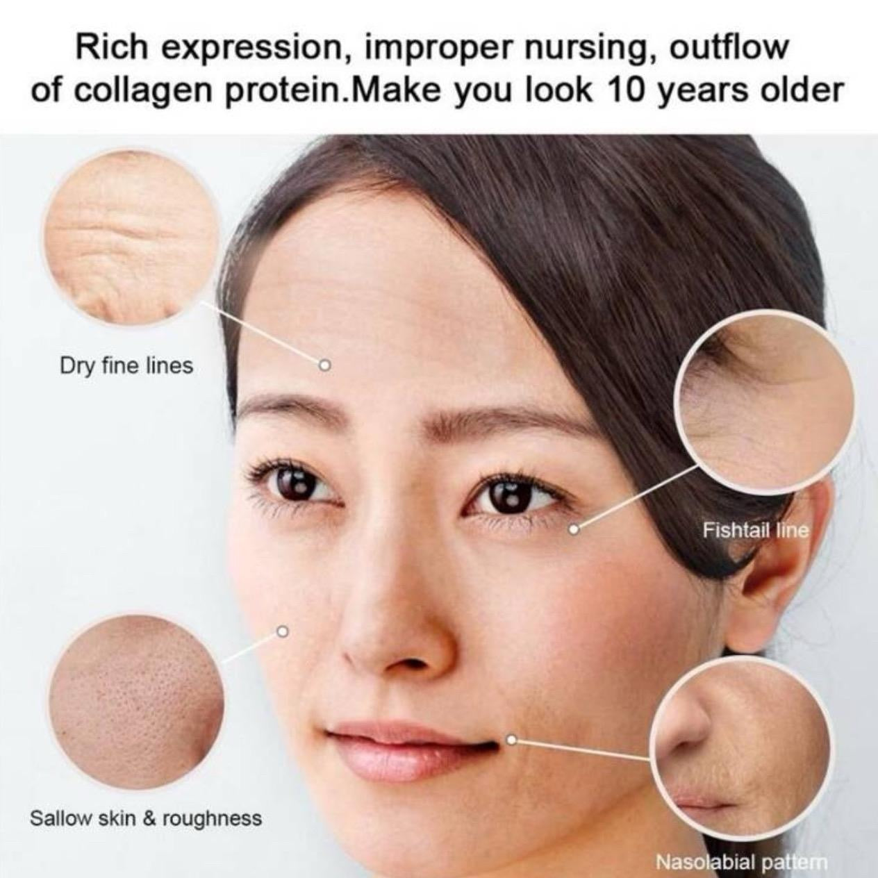 Collagen Pure Face Cream - Anti-Aging, Wrinkle-Lift, Firming, Acne-Reducing, Moisturizing, and Nourishing