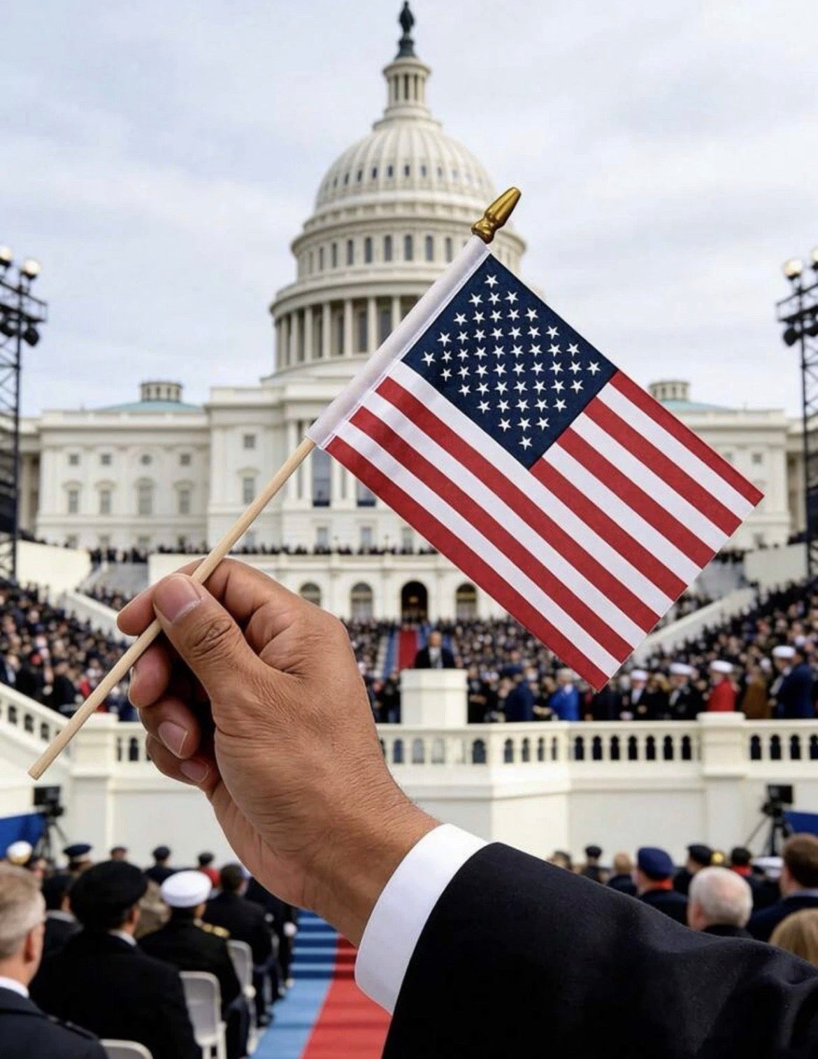 American Flag Handheld Mini Flag | USA Patriotic Party & Parade Decorations