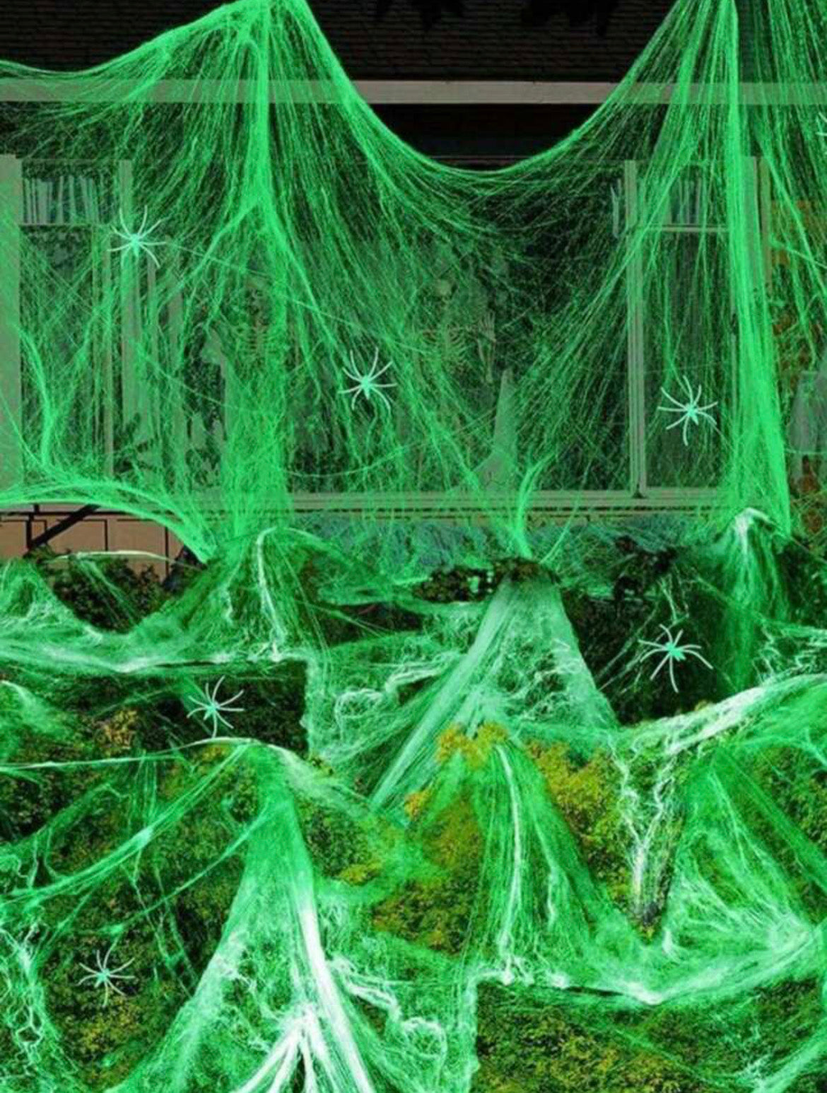 Glow In The Dark Spider Web