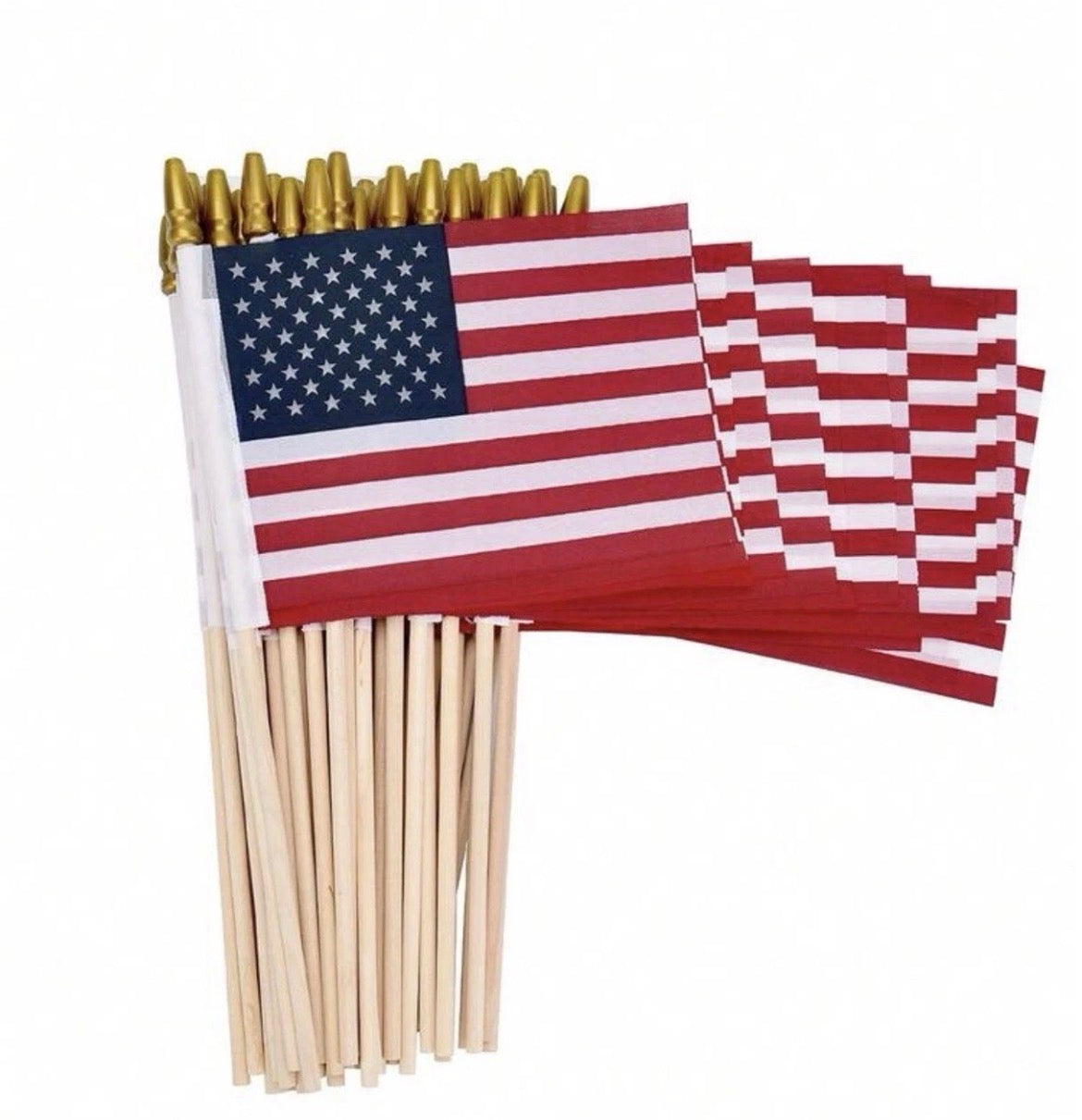 American Flag Handheld Mini Flag | USA Patriotic Party & Parade Decorations
