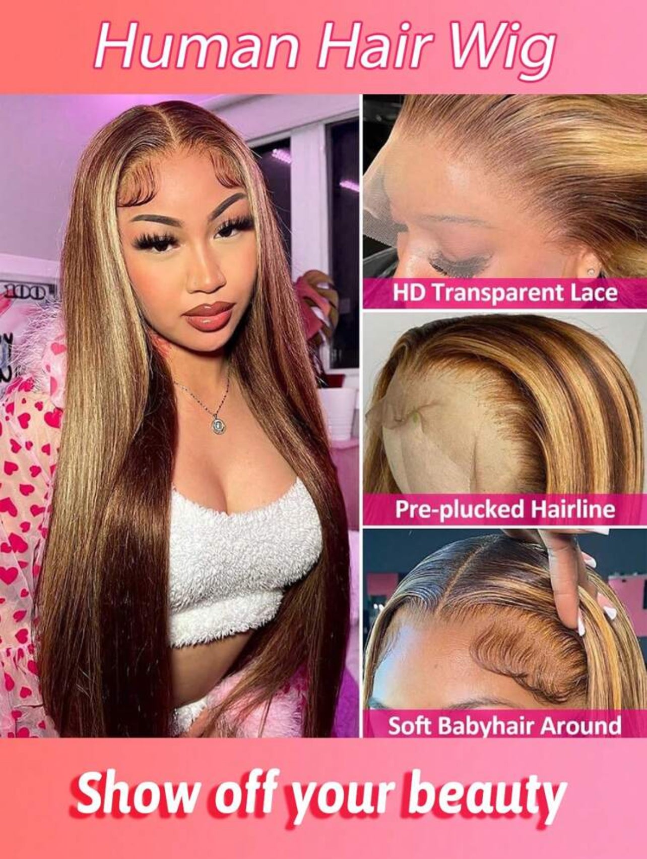 13/4 lace front wigs 30 inches